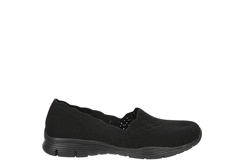 Skechers® Seager Stat Women's Shoes, Size: 8.5 Wide, Black Product Image