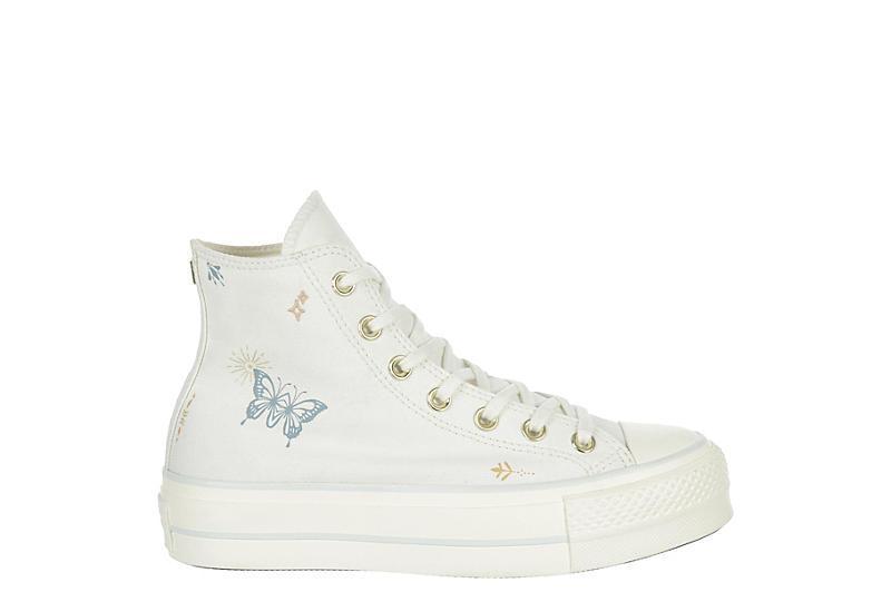 Womens Converse Chuck Taylor All Star Lift High-Top Sneaker - Egret / Cherries Product Image