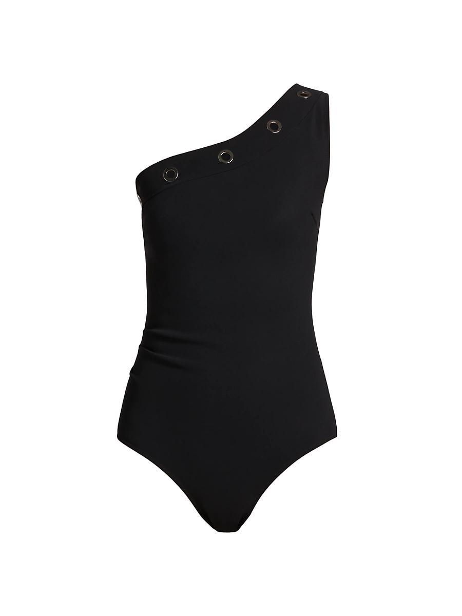 Womens Aderi One-Shoulder One-Piece Swimsuit Product Image