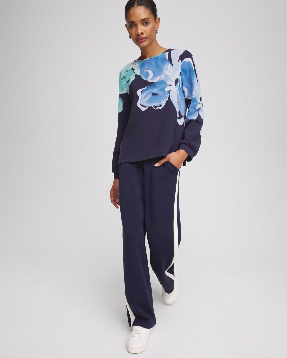 Zenergy® Scuba Floral Top Product Image