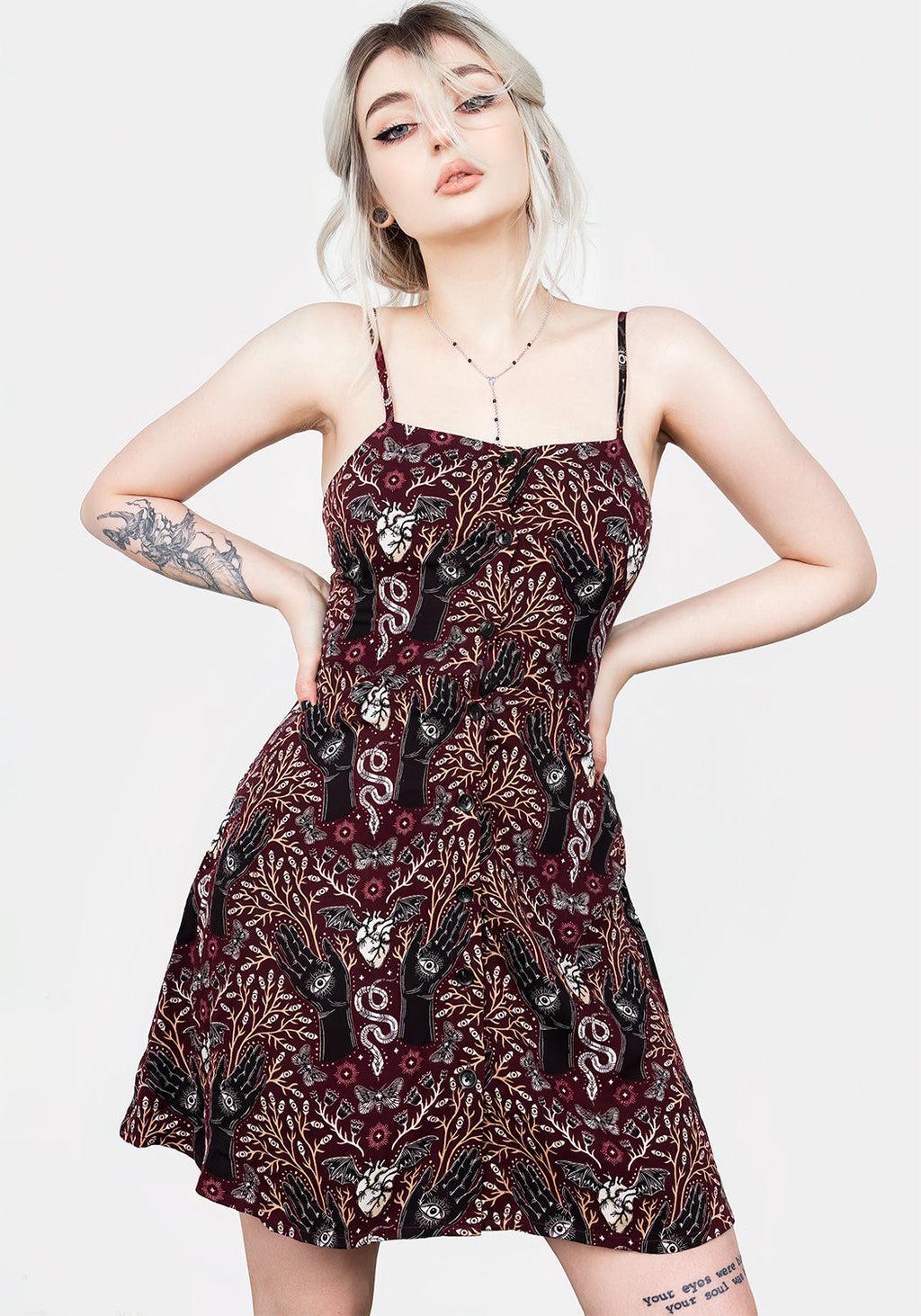 Hemlock Button Up Apron Dress Product Image