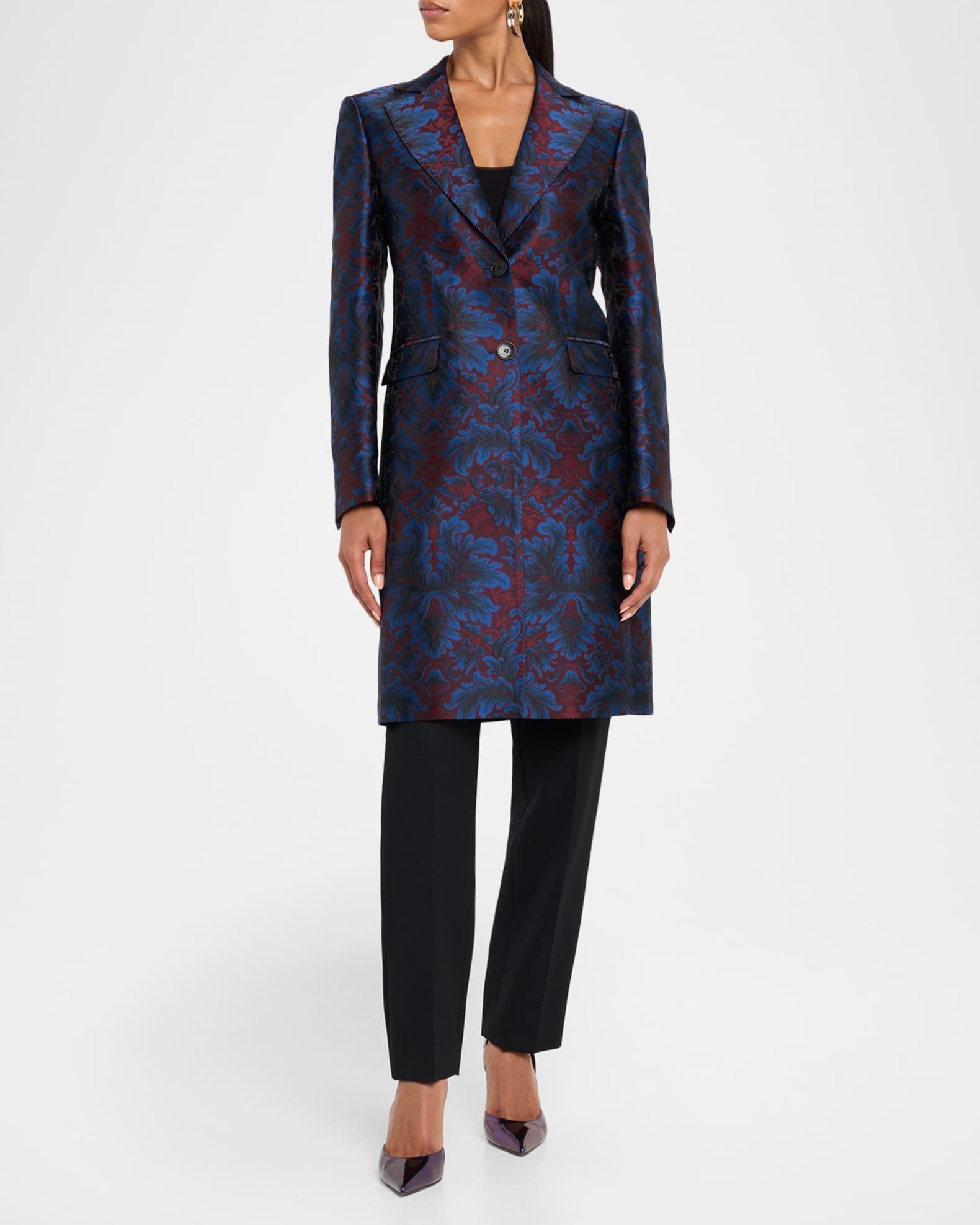 Brocade Single-Breasted Jacket Product Image