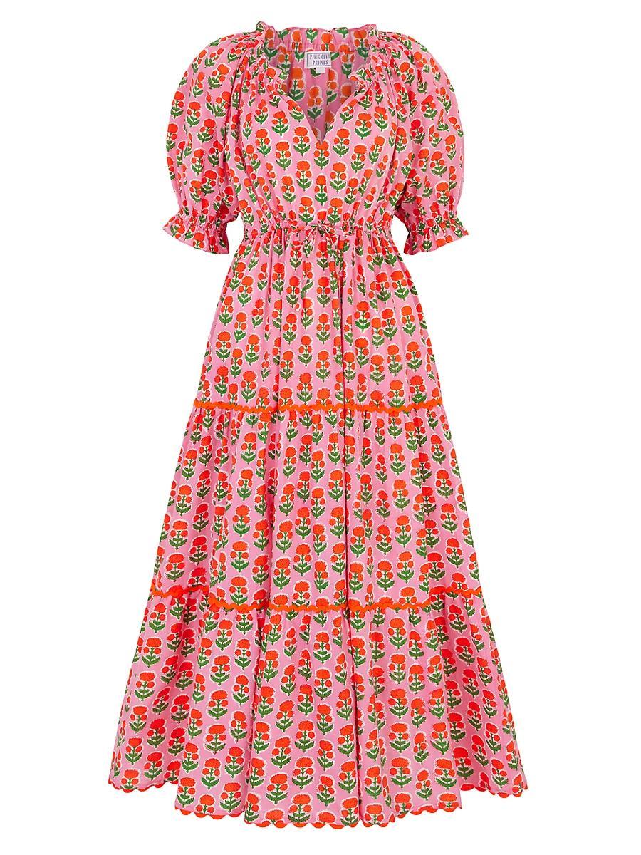 Womens Marigold Buta Calypso Dress Product Image