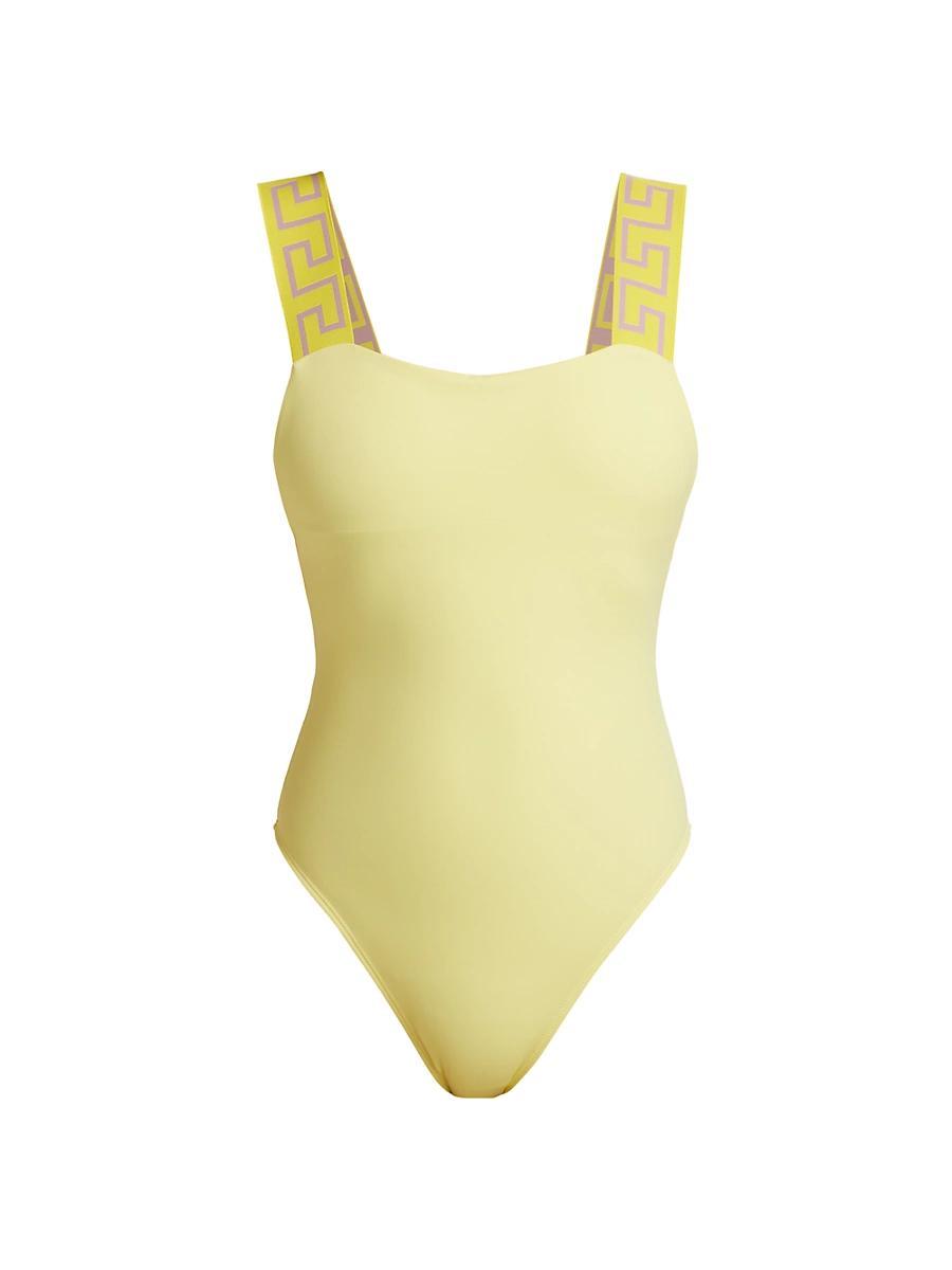 Womens La Greca One-Piece Swimsuit Product Image