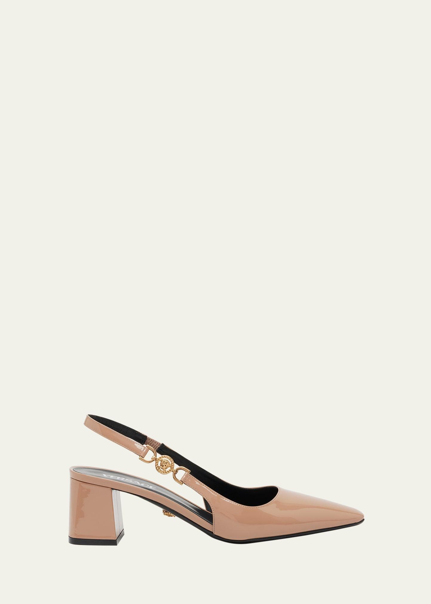 Medusa Patent Slingback Pumps Product Image
