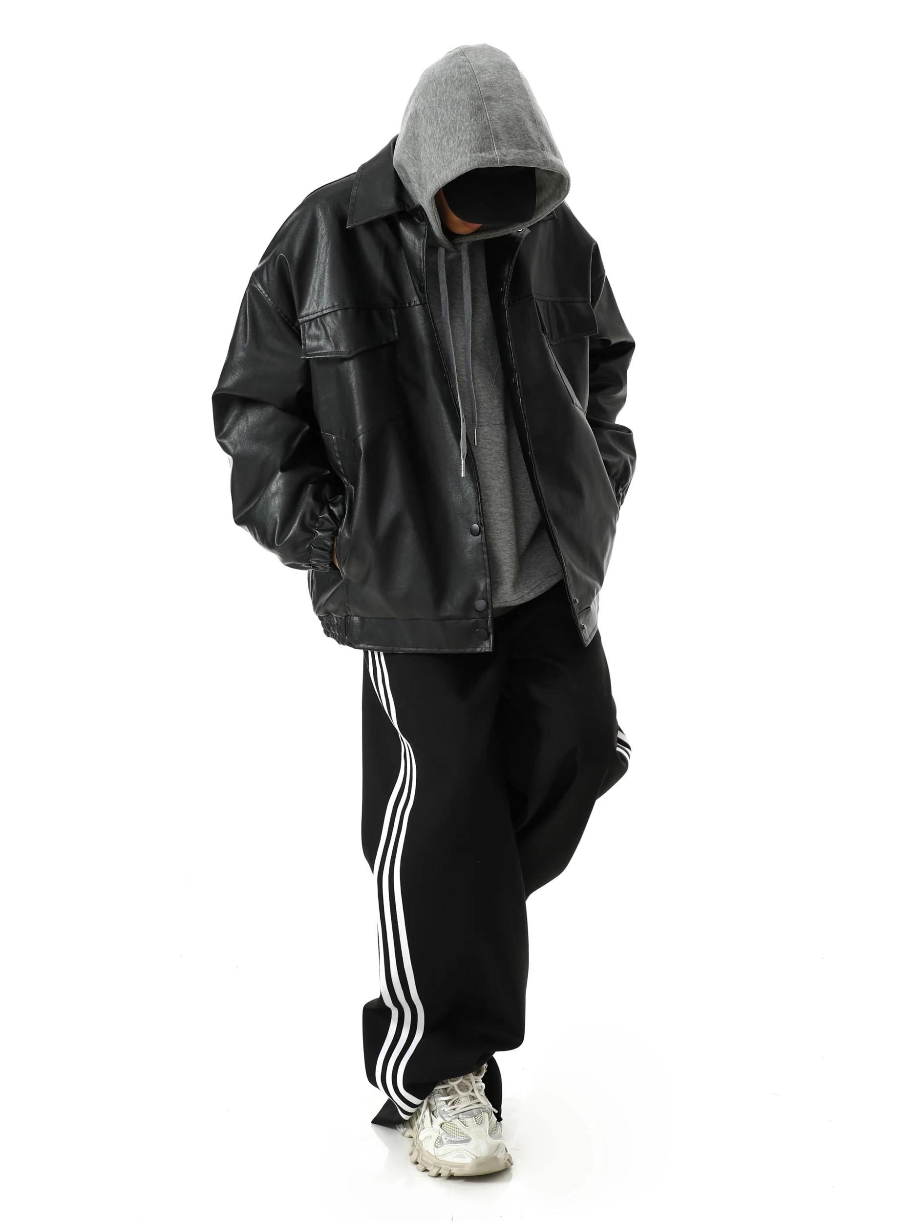 RT No. 10836 BLACK LEATHER JK Product Image