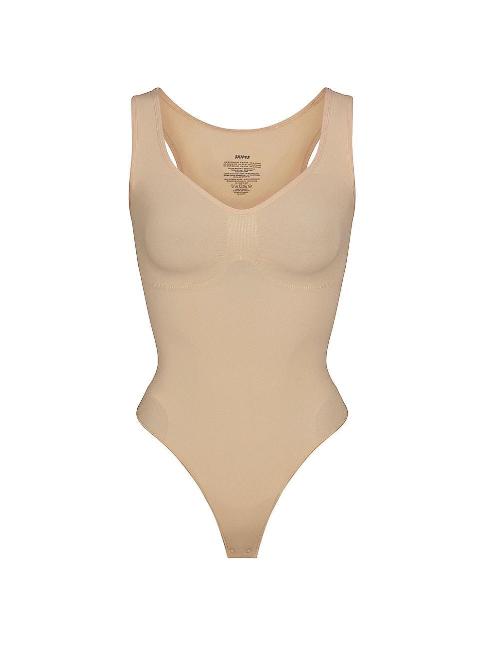 Womens Seamless Sculpt Scoopneck Thong Bodysuit Product Image