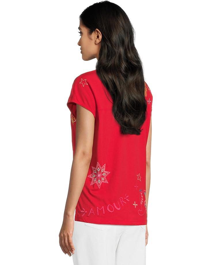 Women's Johnny Was Easy Paneled V-neck Tee - Loulia Product Image