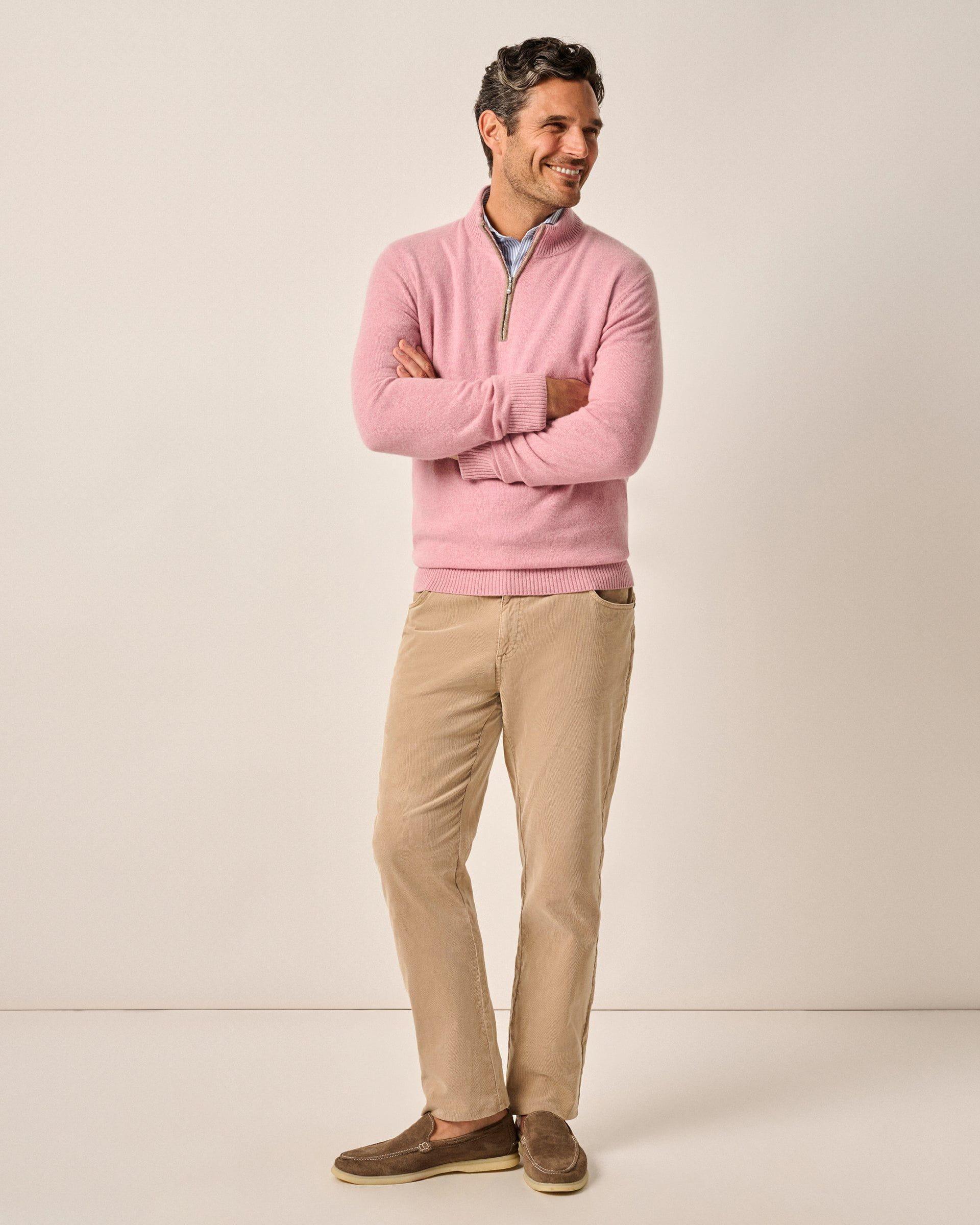 johnnie-O Mayfair Cashmere 1/4 Zip Sweater Product Image
