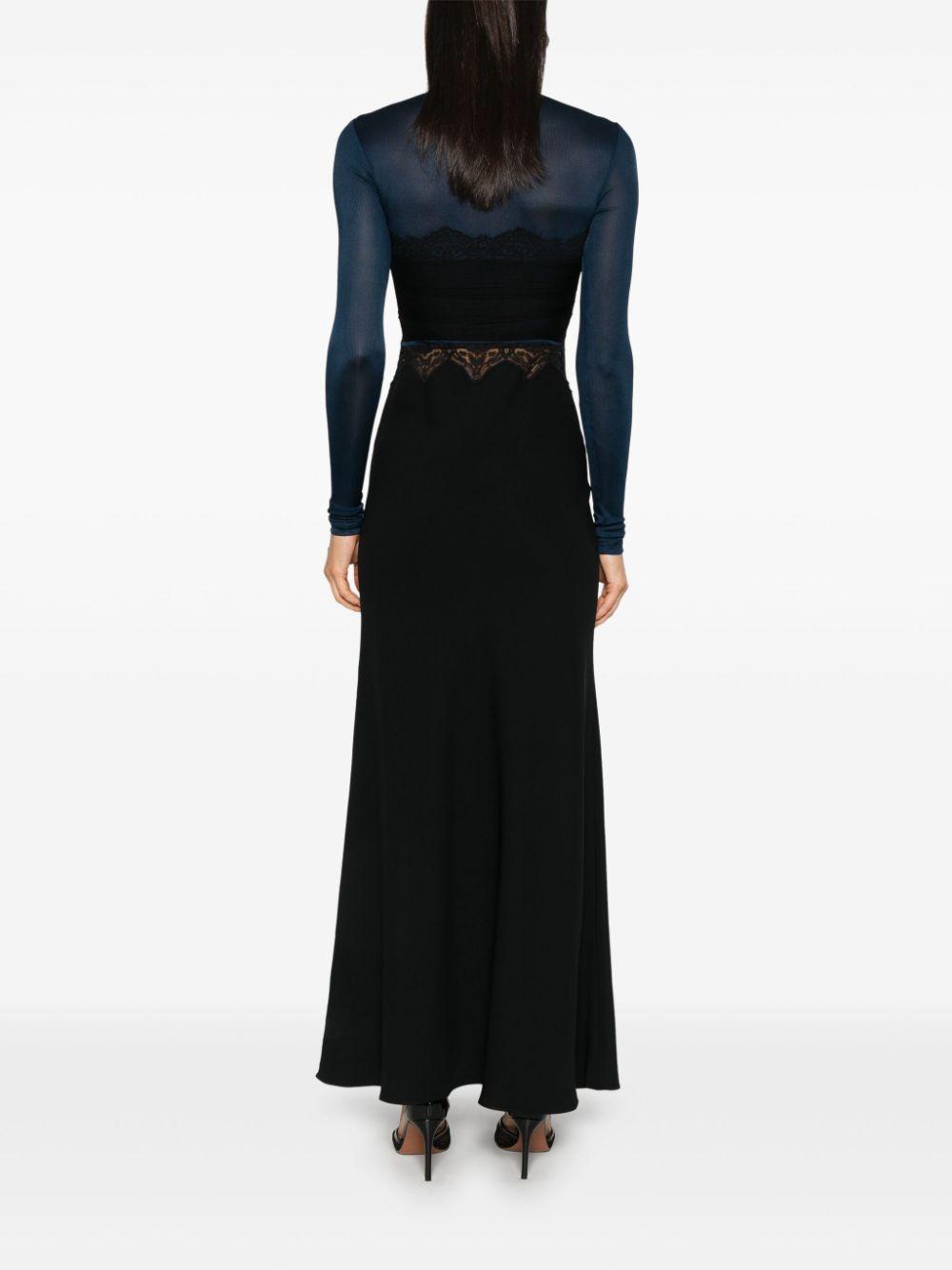 lace-detailed maxi dress Product Image