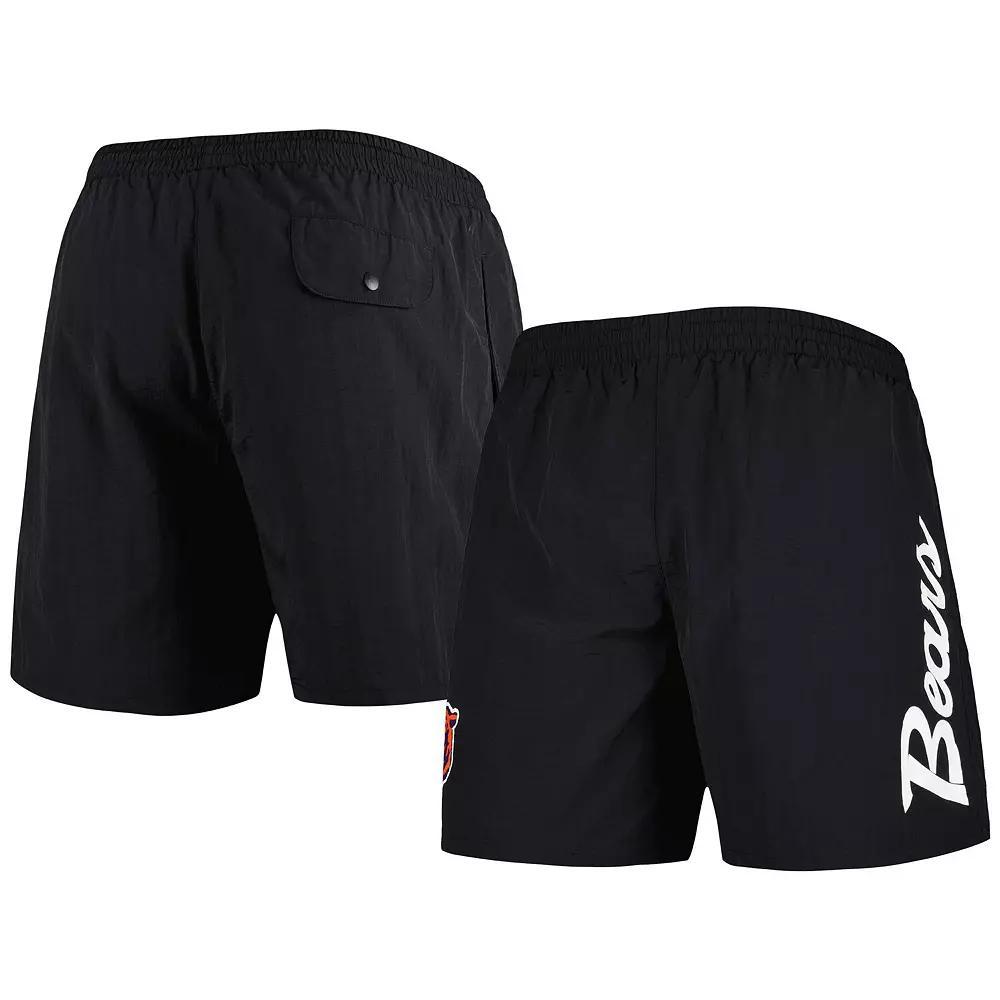 Men's Mitchell & Ness Black Chicago Bears Team Essentials Nylon Shorts, Size: XL Product Image