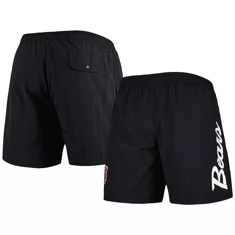 Men's Mitchell & Ness Black Chicago Bears Team Essentials Nylon Shorts, Size: XL Product Image