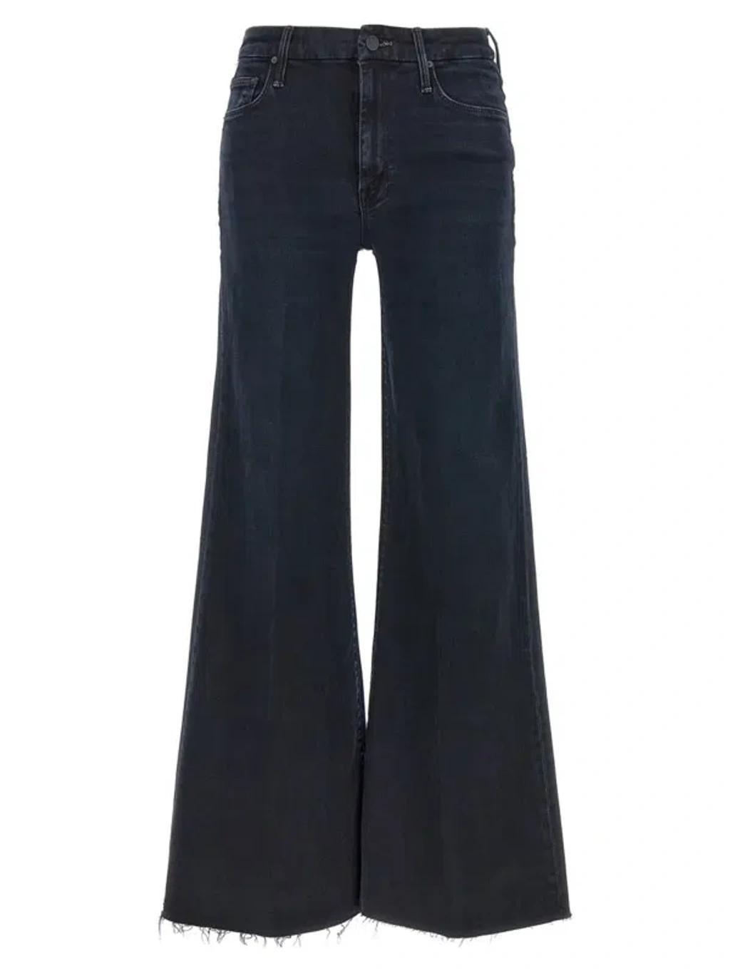 MOTHER The Roller Fray Jeans In Blue Product Image