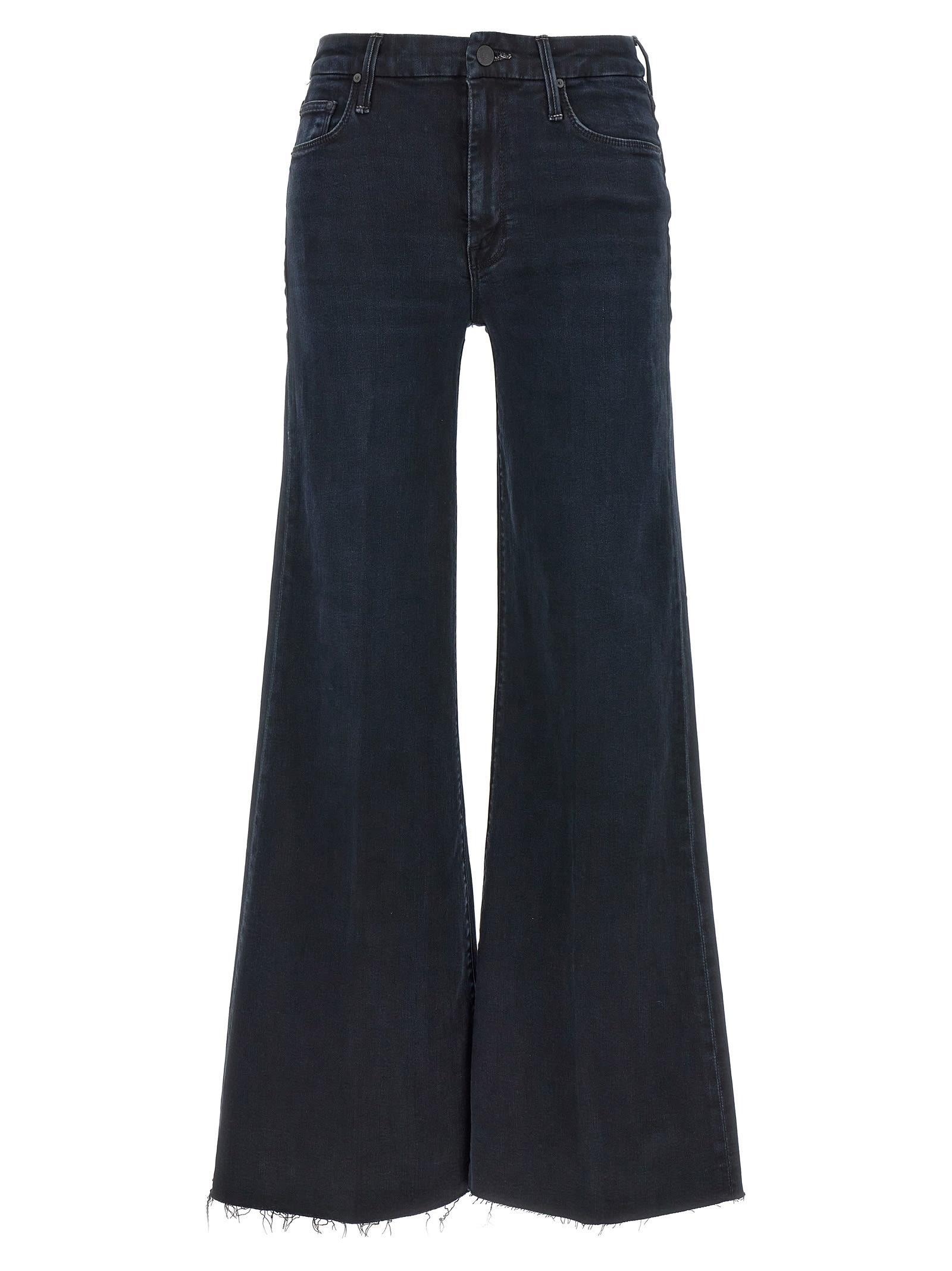 MOTHER The Roller Fray Jeans In Blue Product Image