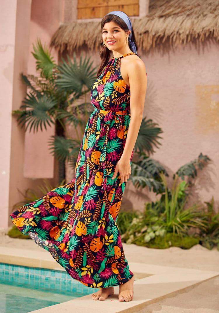 Illuminated Elegance Maxi Dress Product Image