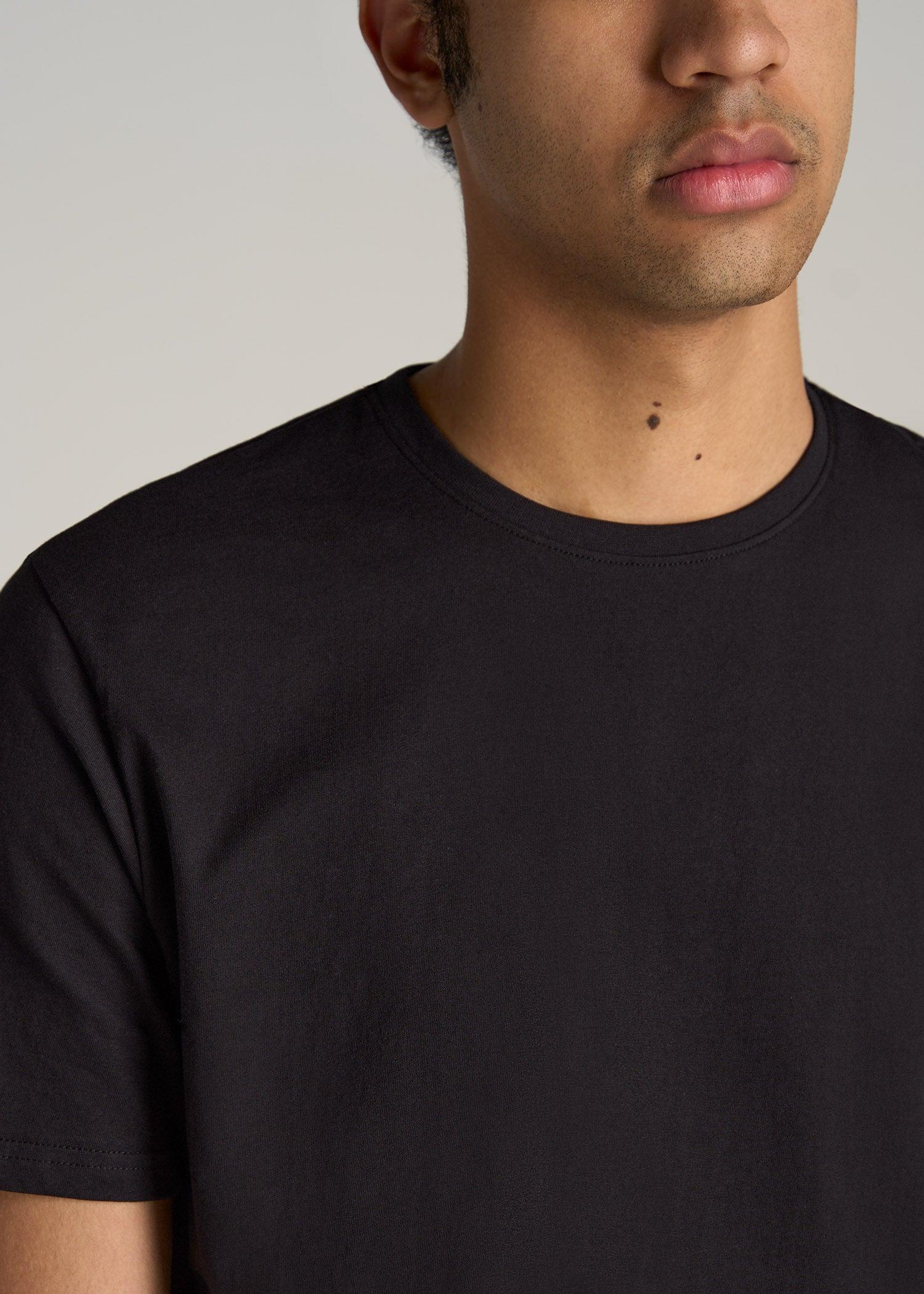 The Everyday REGULAR-FIT Crewneck Tall Men's T-Shirt in Black Product Image