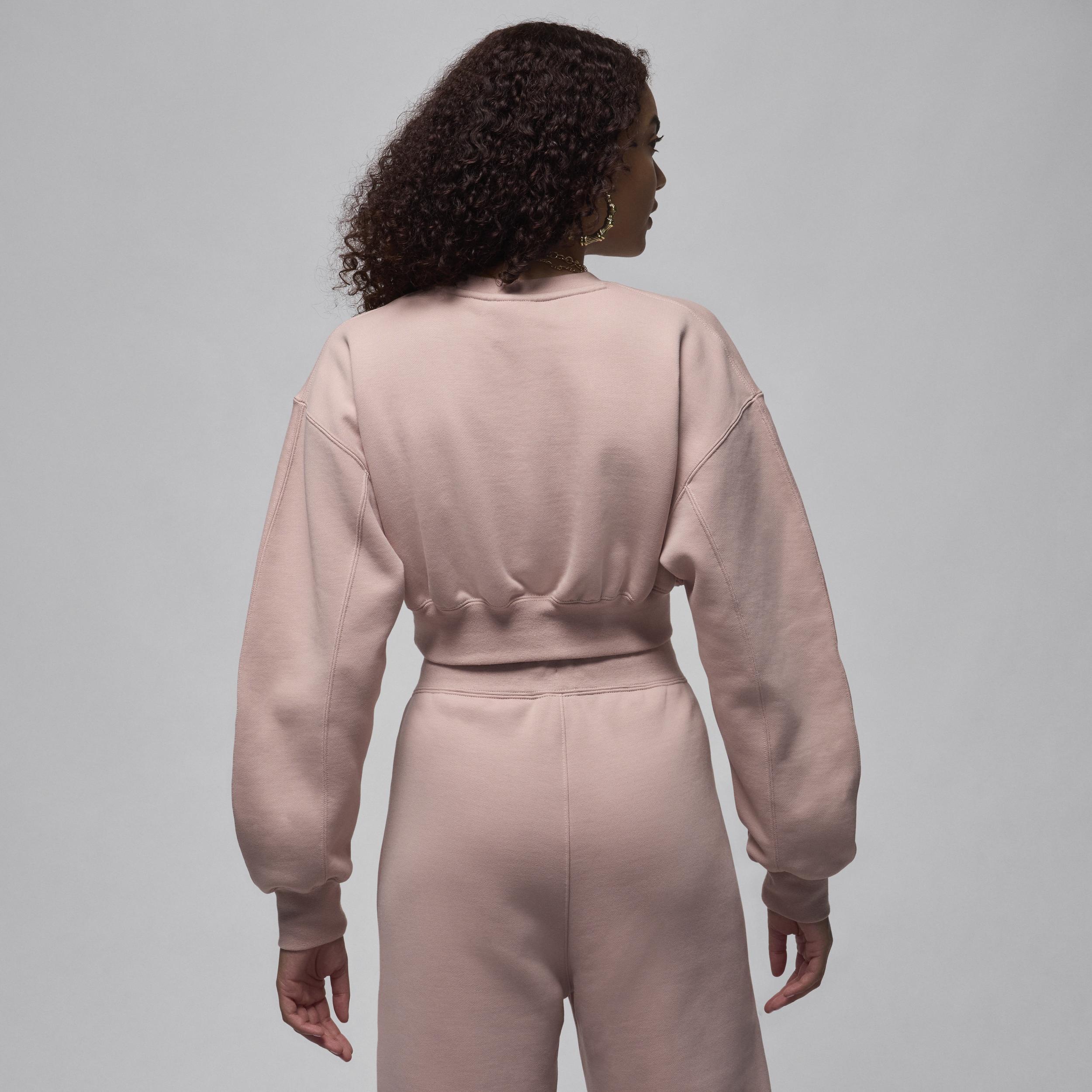 Women's Jordan Flight Fleece Cropped Sweatshirt Product Image