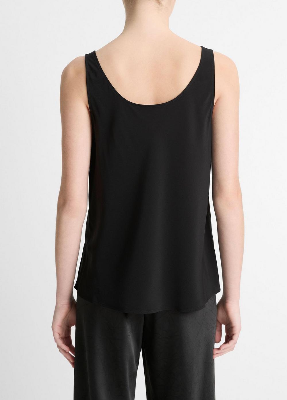 Womens Classic Stretch-Silk Bias Tank, Tidal, Size S Vince Product Image