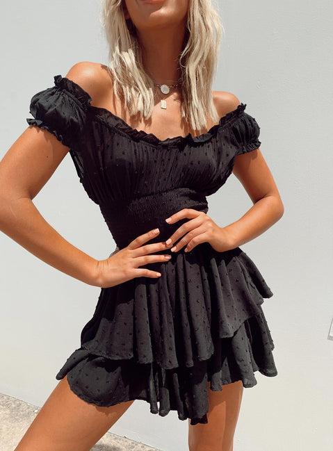 The Love Galore Romper Black Product Image