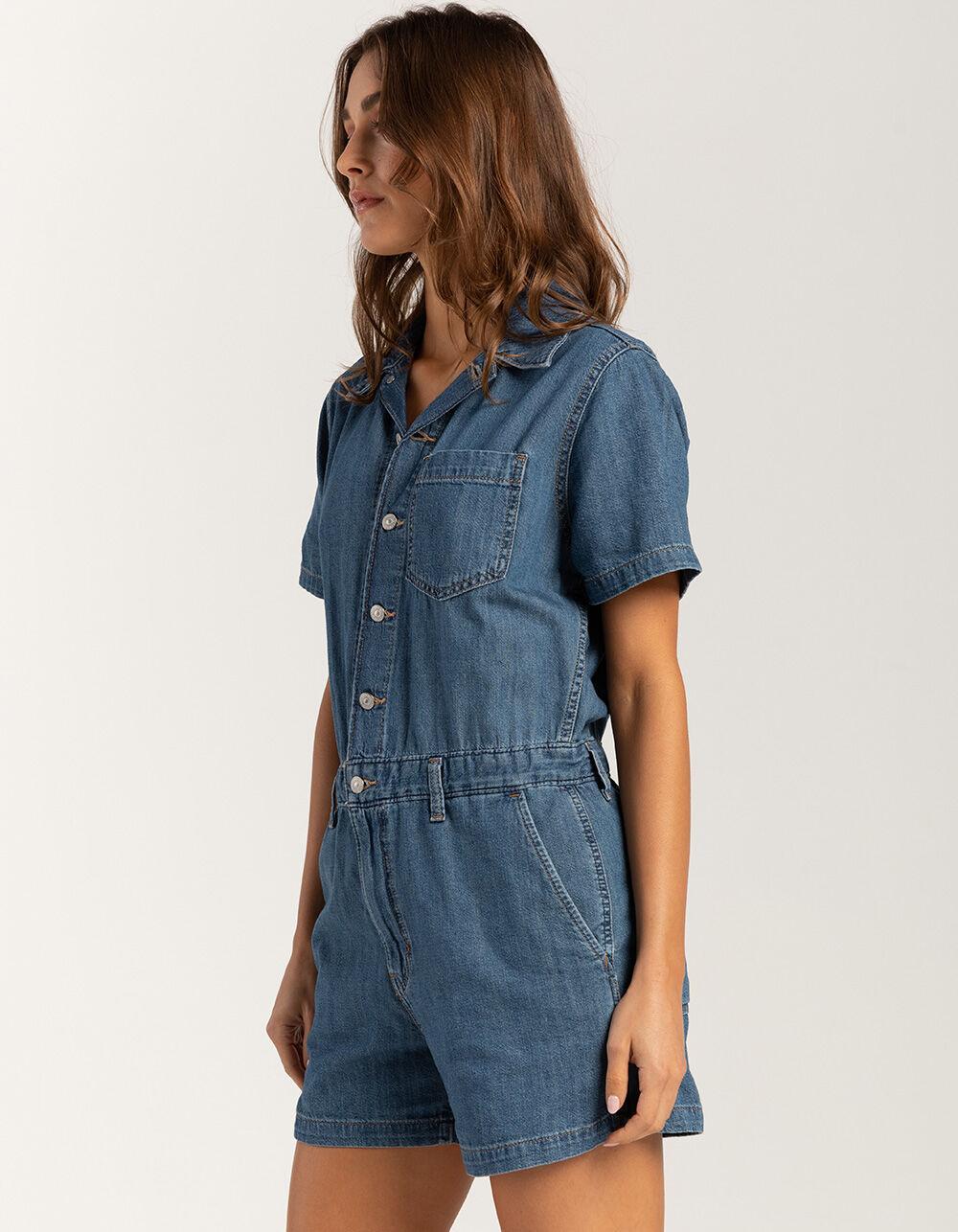 LEVI'S Heritage Womens Romper - MEDIUM WASH Product Image