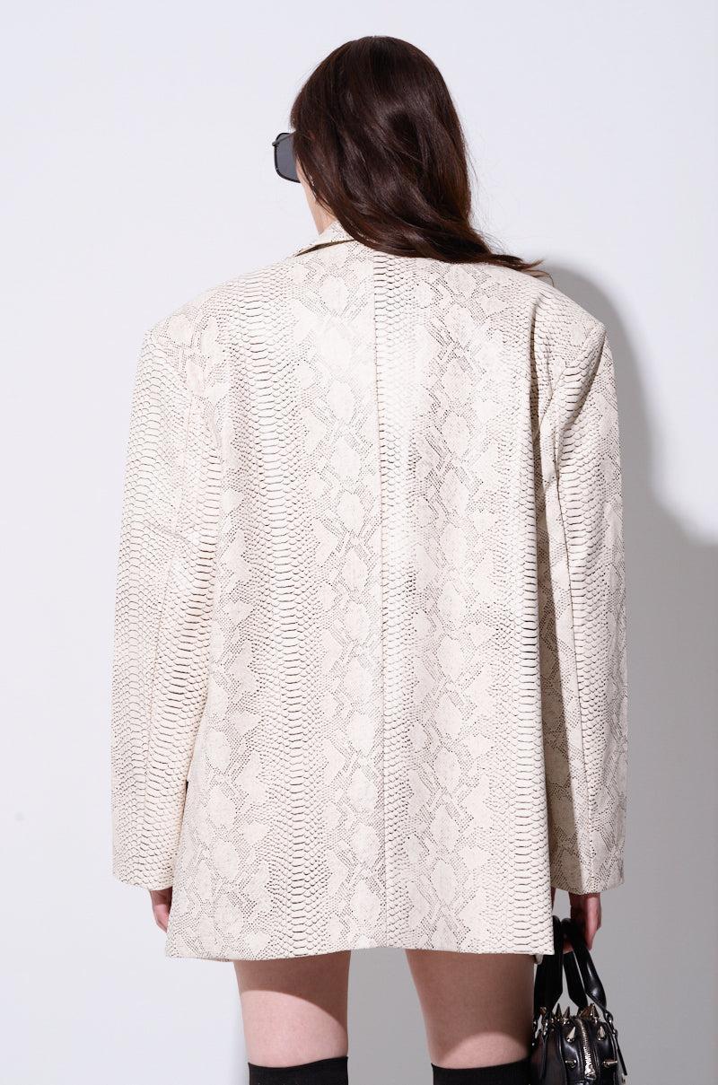 ASHTIN SNAKE PRINT MINI SHORT Product Image