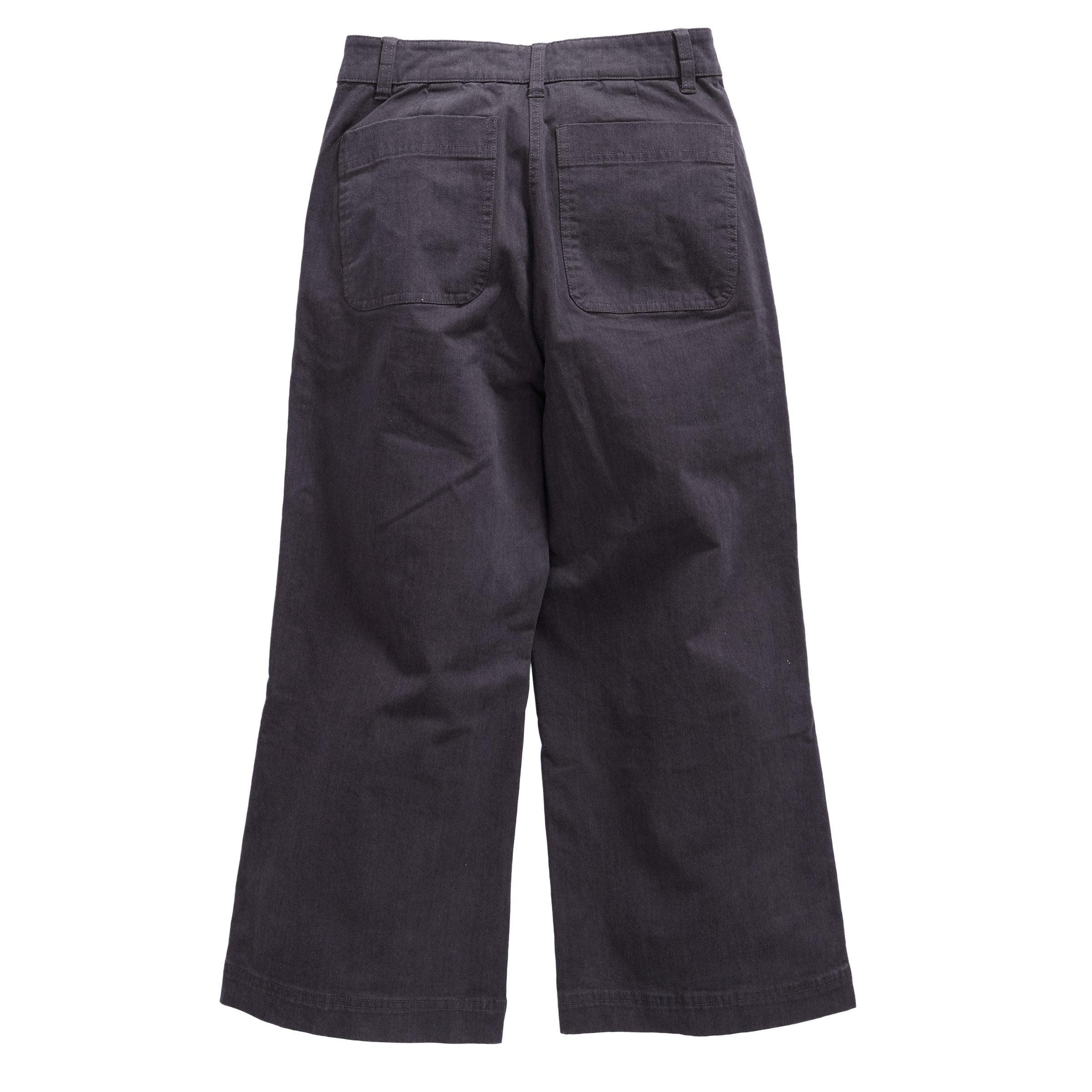 Sylvie Stretch Twill Wide Leg Crop - Burnt Umber (Final Sale) Female Product Image