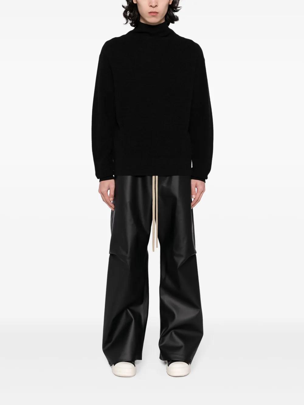 pleated wide-leg trousers Product Image