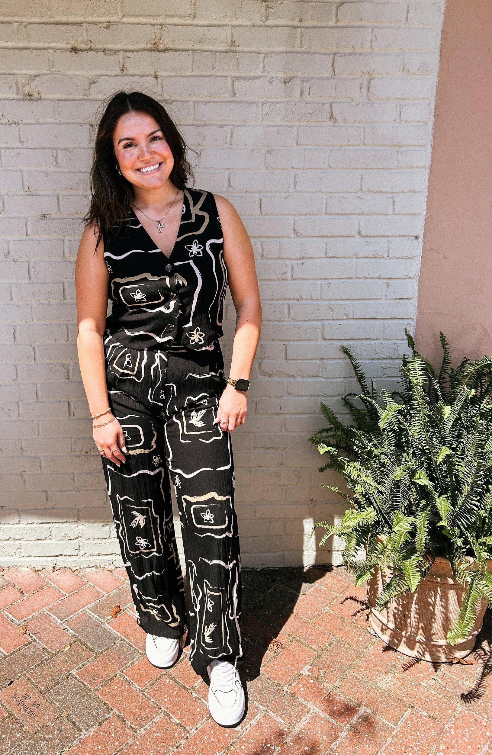 Spencer Printed Vest & Pant Set Product Image