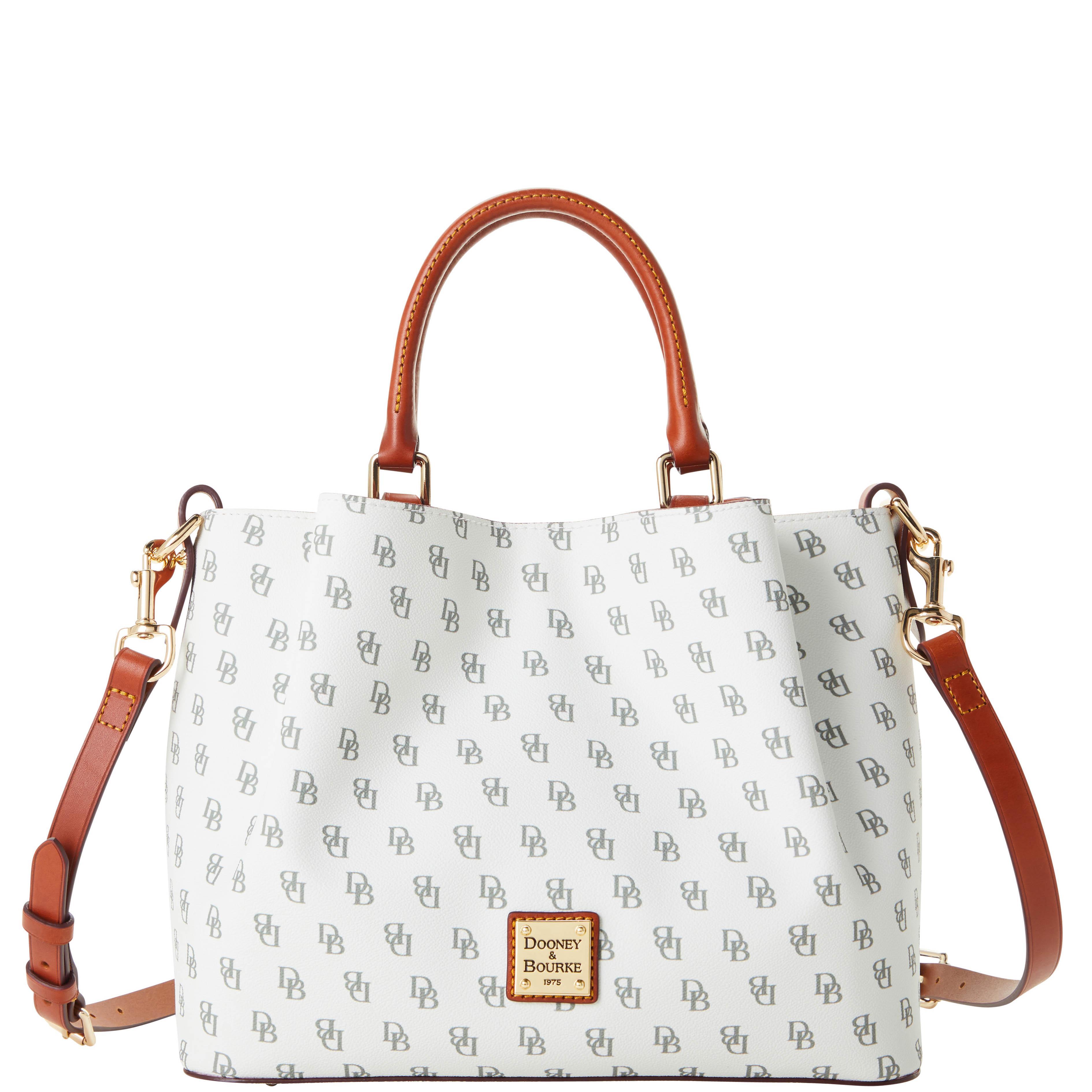 Dooney & Bourke Womens Gretta Coated Cotton Brenna Bag in Fuchsia Product Image
