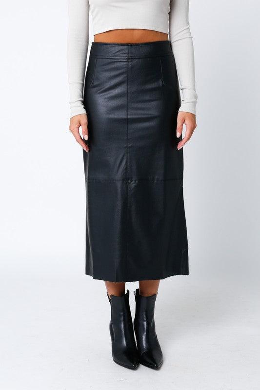Vegan Midi Skirt Product Image