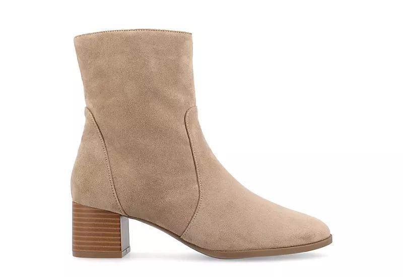 Journee Tru Comfort Foam Hayven Womens Booties Brown Product Image