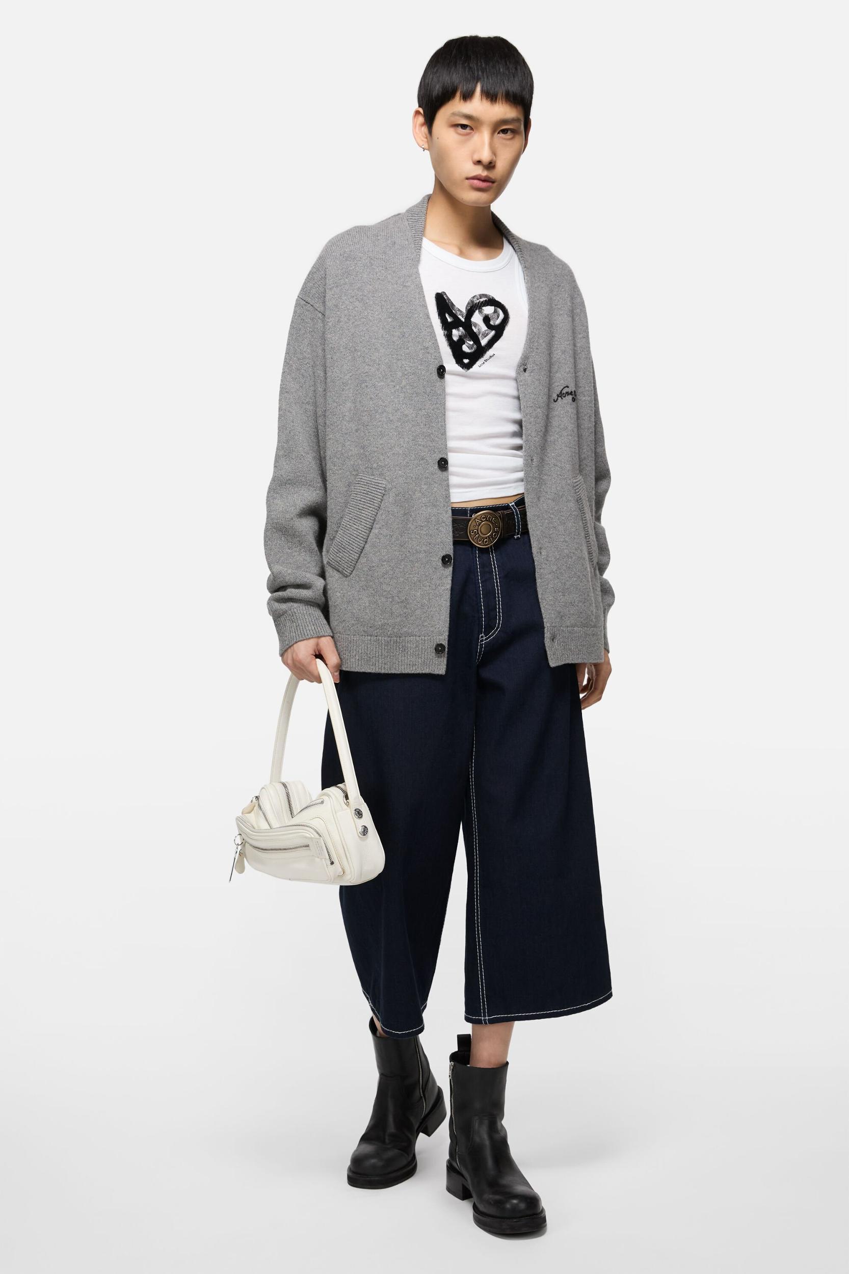 Wool V-Neck Cardigan Product Image