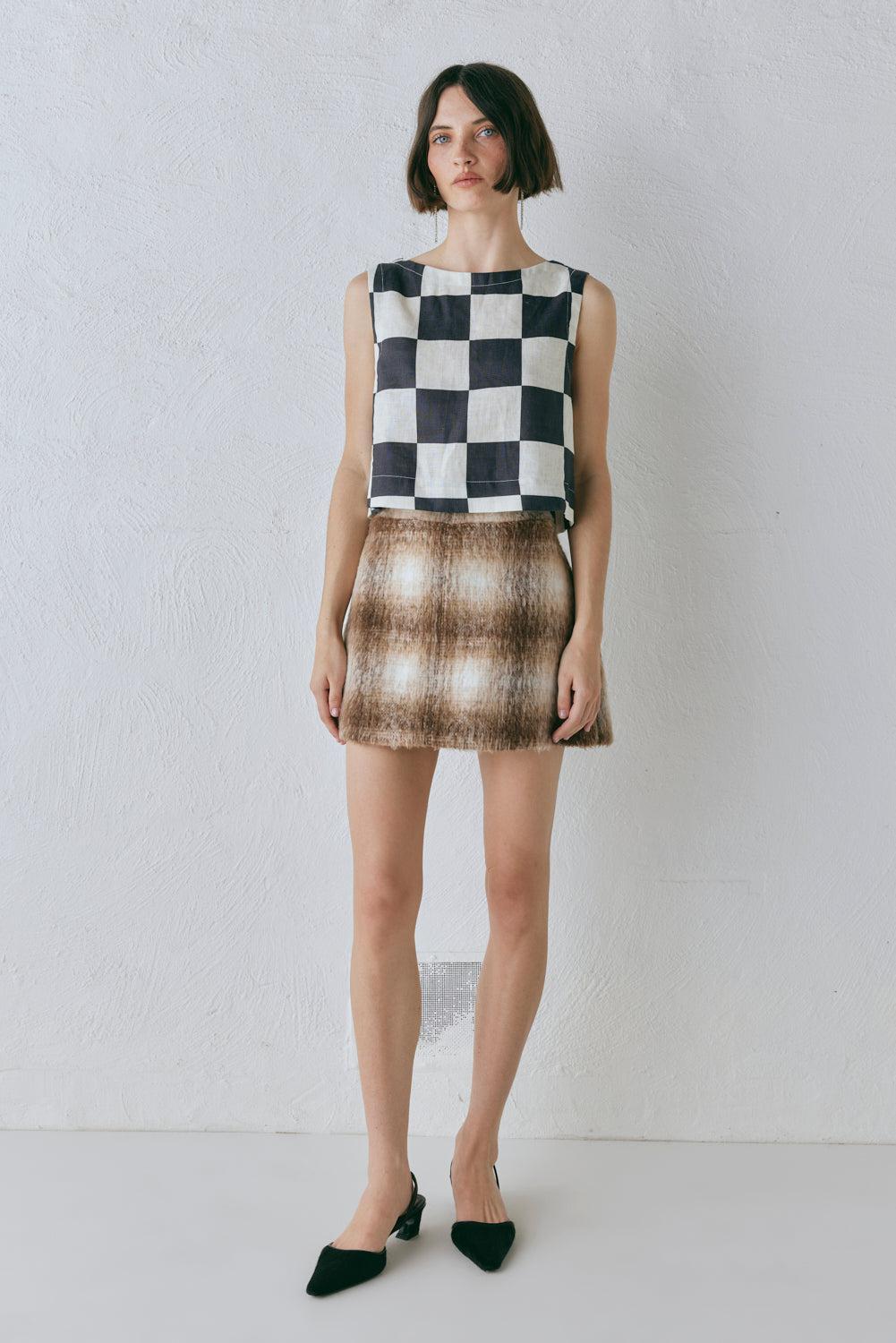 Alexa Mini Skirt Plaid Product Image