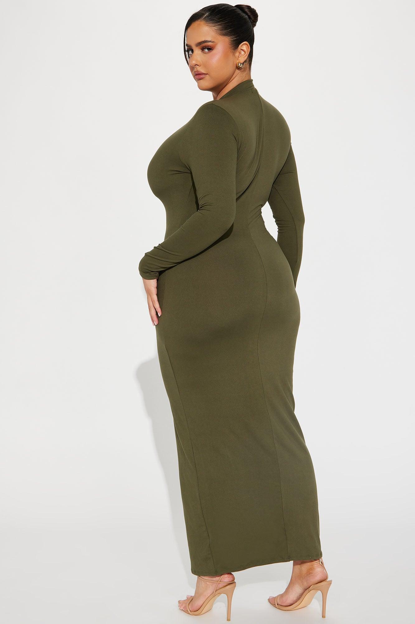 Zaria Maxi Dress - Olive Product Image