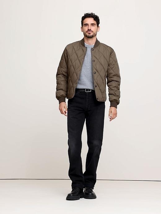 Quilted Bomber Jacket Product Image