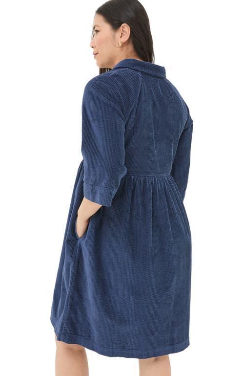 FatFace Women's Sara Bubble Cord Dress in Dark Navy at Nordstrom, Size 6 Product Image