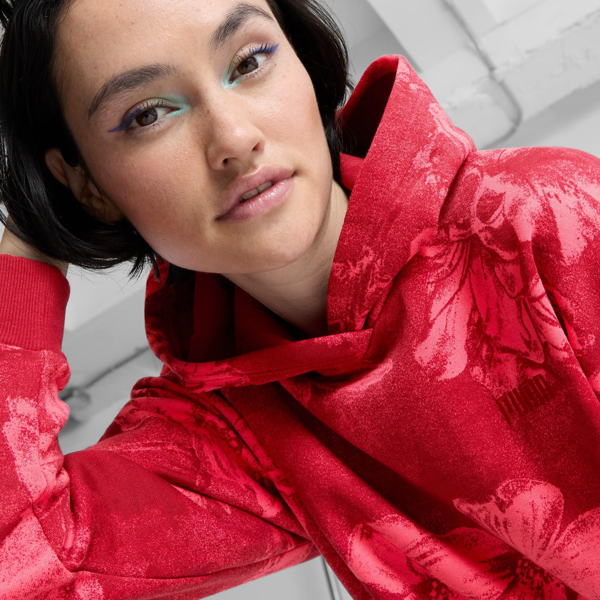 ESS+ Floral AOP Women's Hoodie Product Image