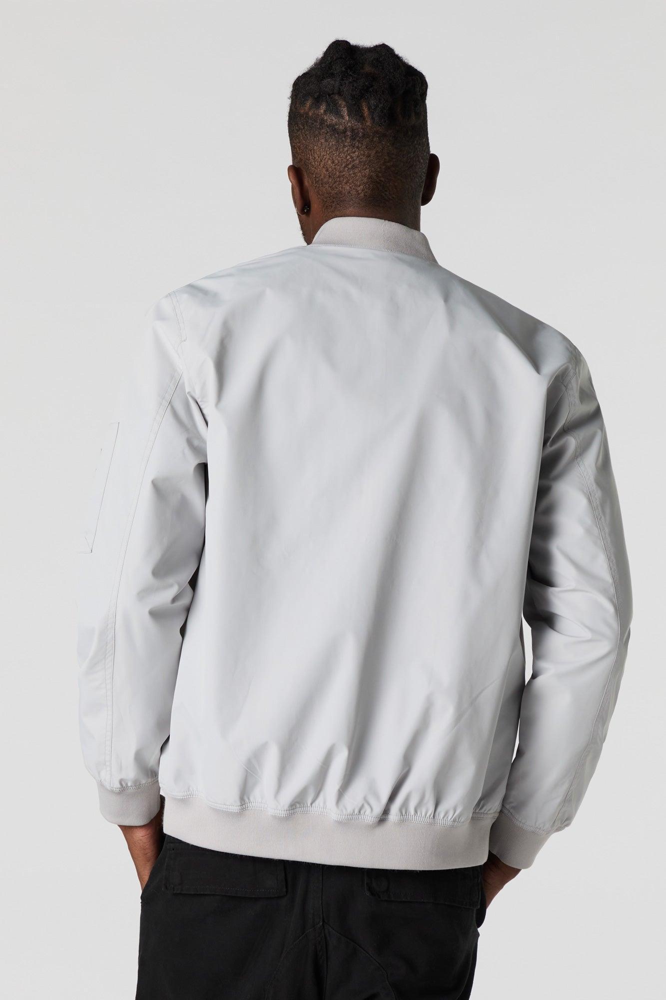 Nylon Bomber Jacket Male Product Image