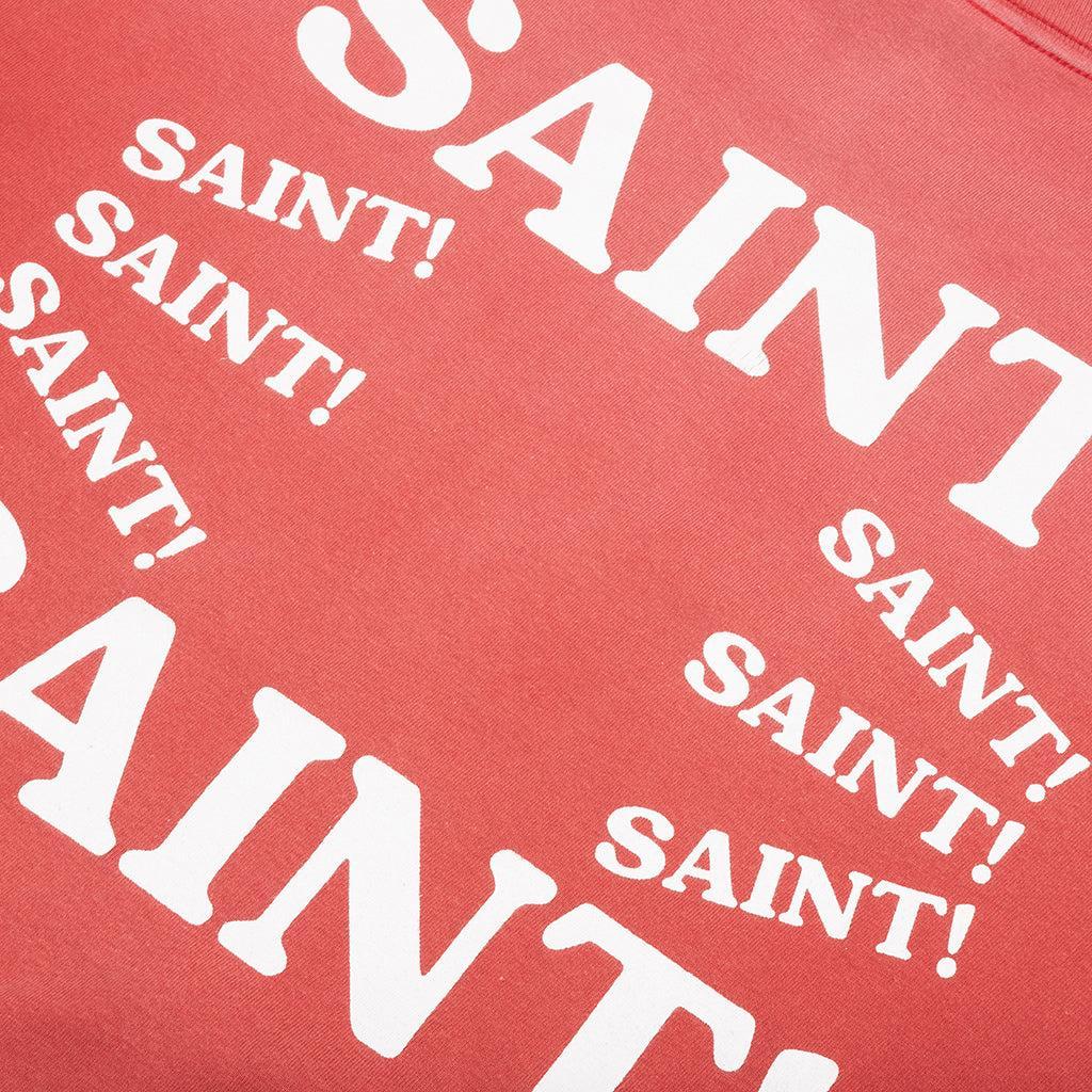 Saint! S/S Tee - Red Male Product Image