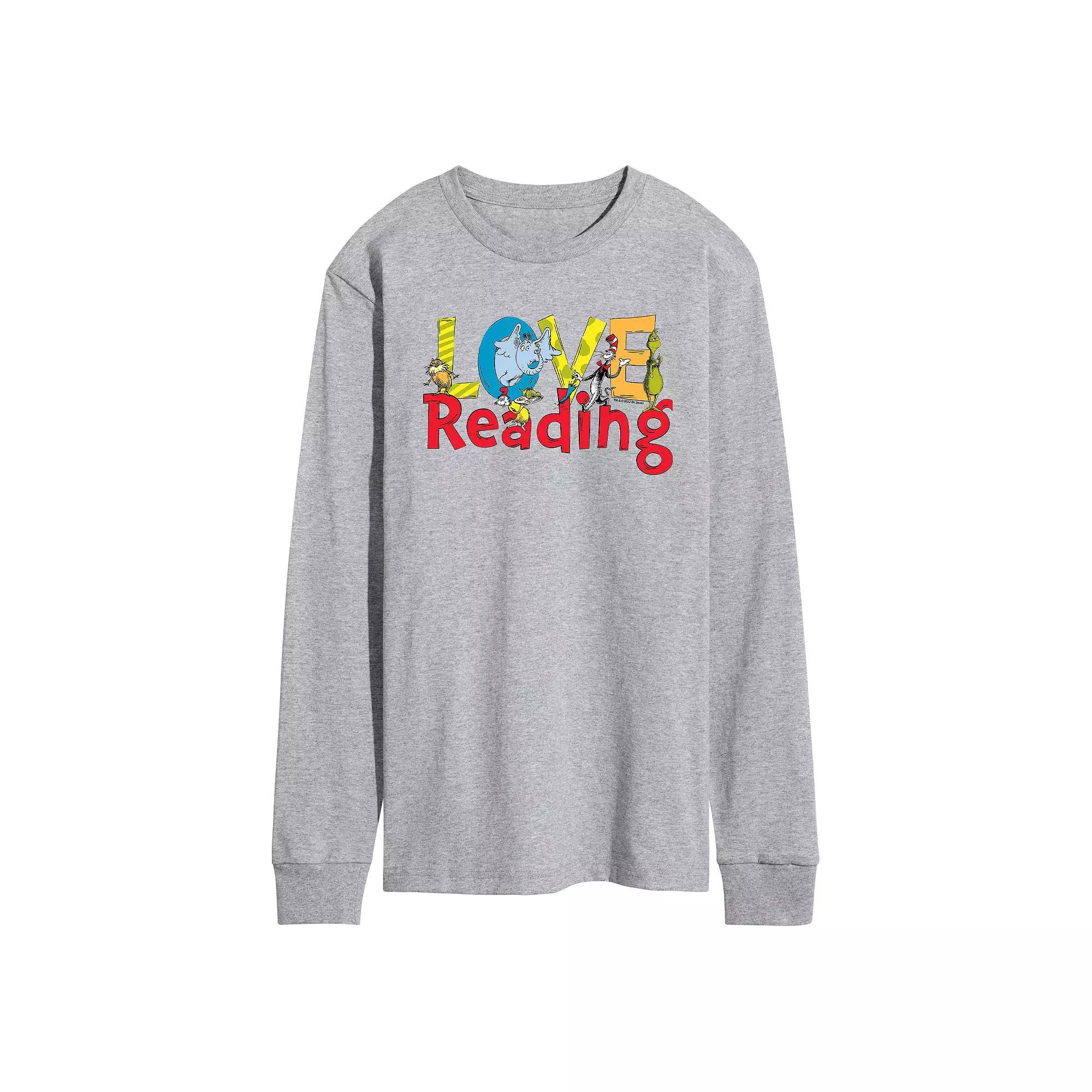 Mens Dr. Seuss Love Reading Tee Product Image