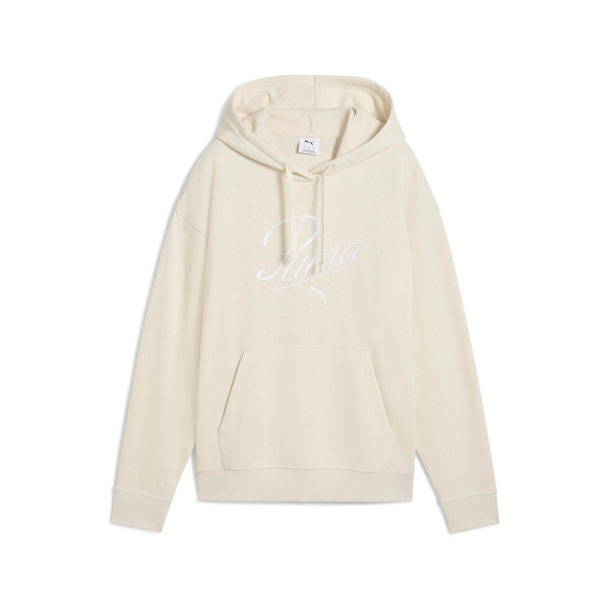 PUMA Essentials Script Womens Comfort Hoodie Product Image