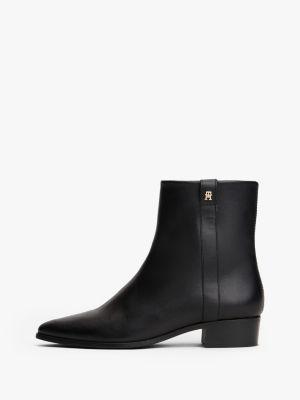 Leather Zip Ankle Boot Product Image