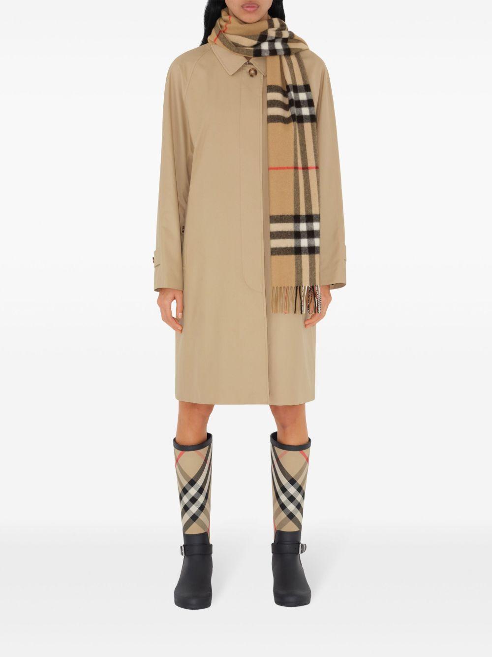 The Classic Check cashmere scarf Product Image