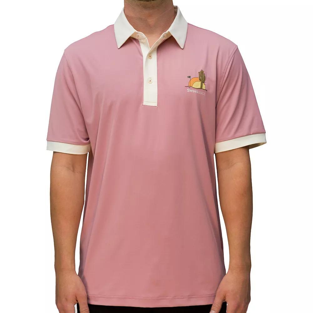 Men's SwingJuice Golf Saguaro Polo, Size: 3XL, Orchid Product Image