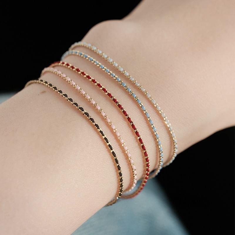 String Sterling Silver Bracelet Product Image