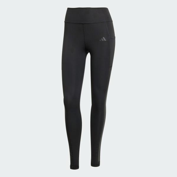adidas Optime 3-Stripes Full-Length Leggings Black XS Womens Product Image