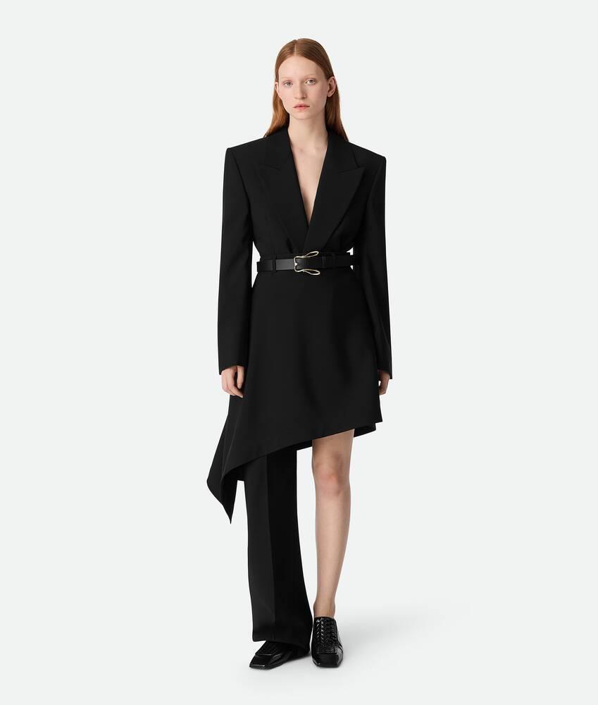 Women's Light Wool Jacket in Black Product Image