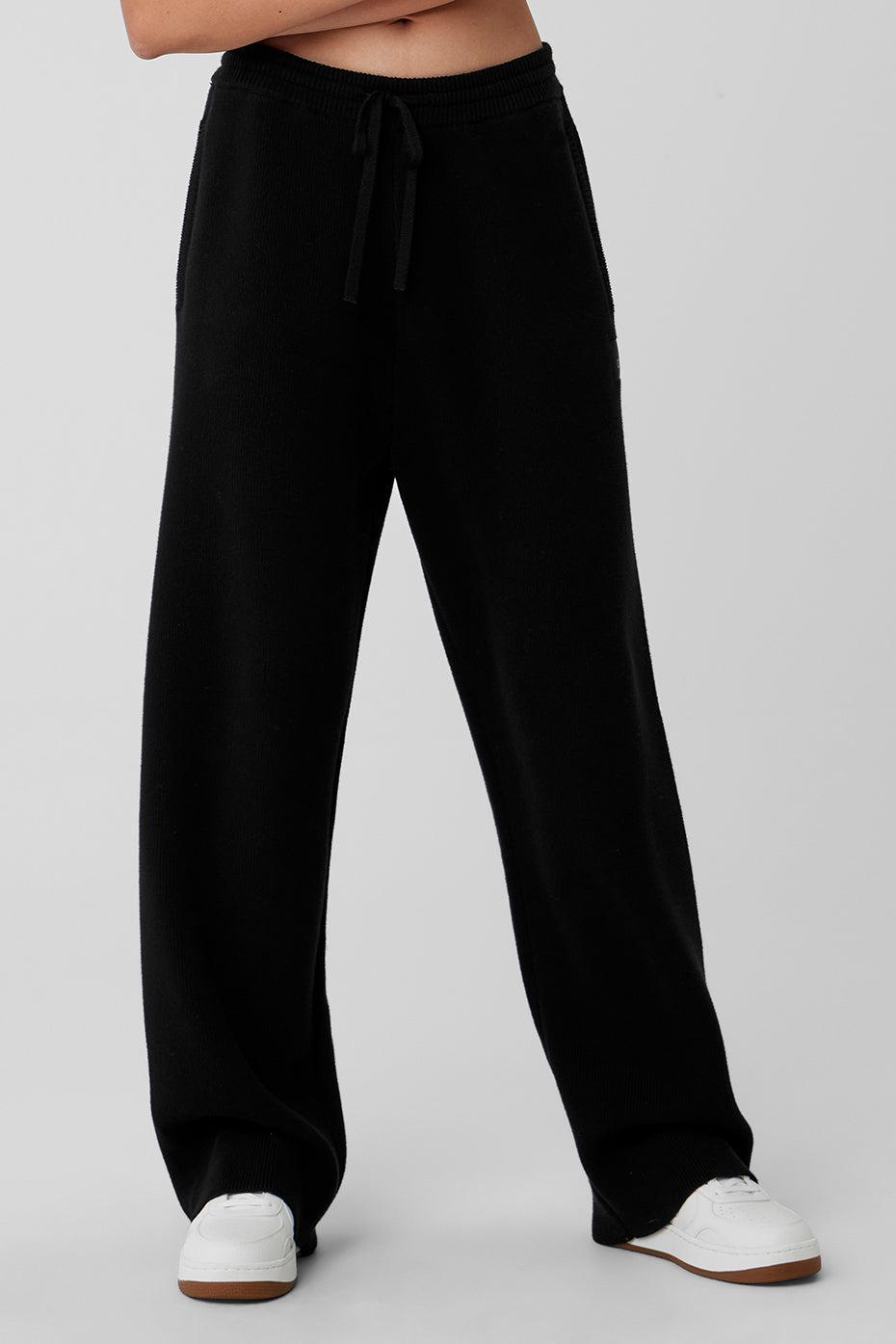 Scholar Straight Leg Sweatpant - Black Product Image