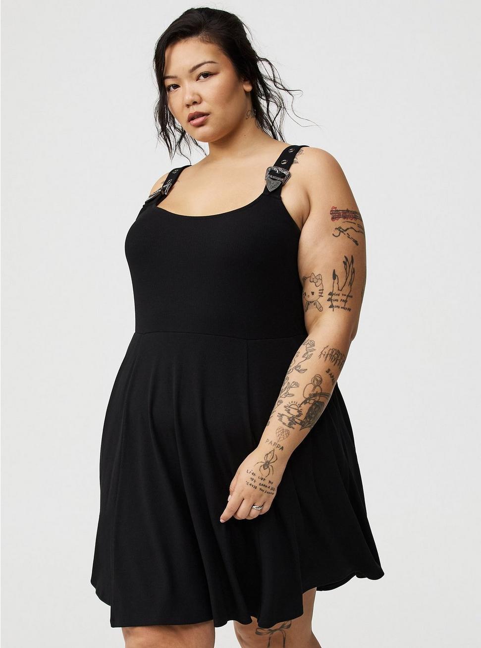 Mini Western-Buckle Tank Dress Product Image