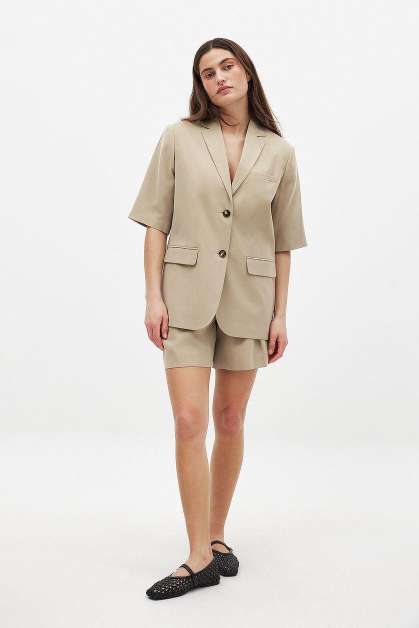 Short Sleeve Blazer Product Image